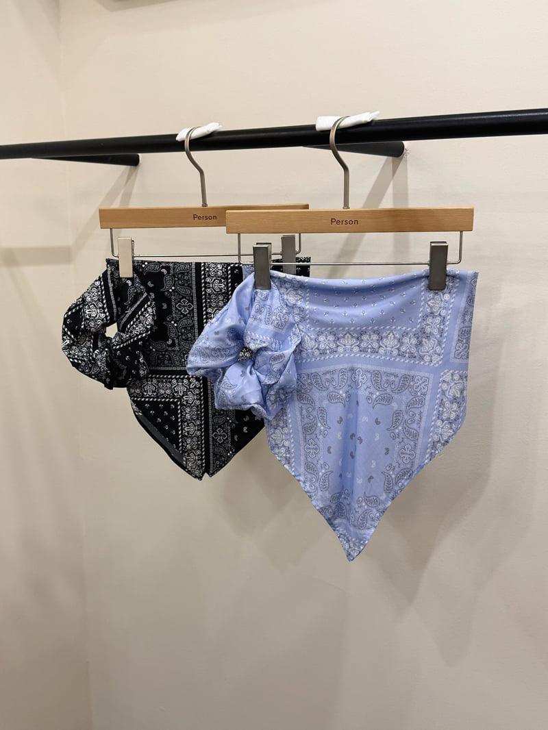 Paisley Scarf & Scrunchie Set