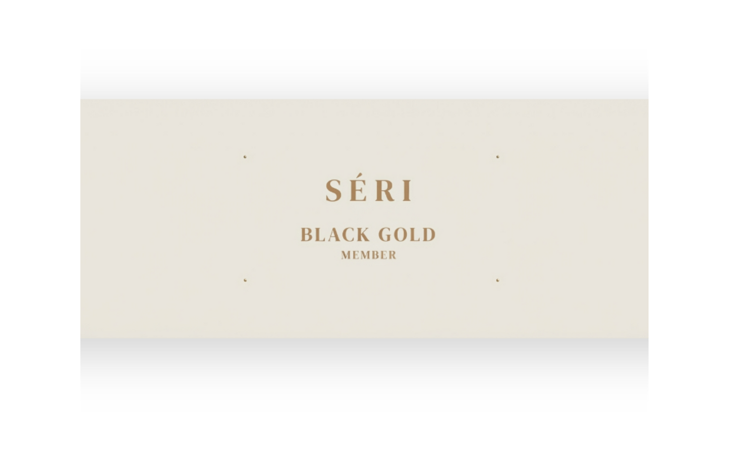 黑金會員資格 Black Gold VIP