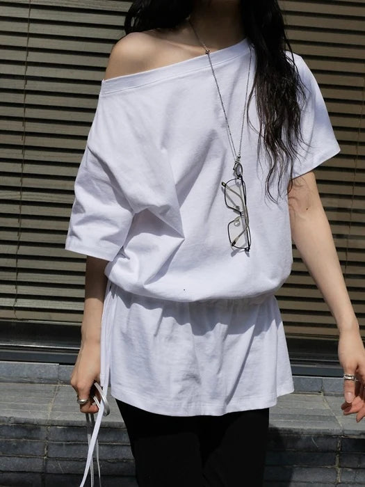 Two-Way Strap Off-Shoulder Mini Dress
