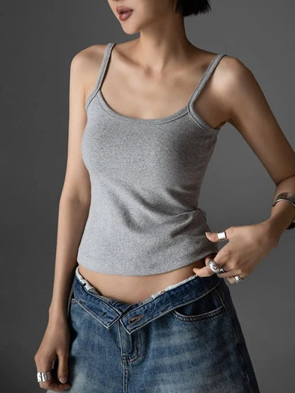 Essential Soft Sleeveless Top Comfortable Cotton Summer Fashion Apparel