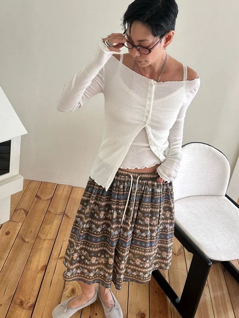Pleated Sleeveless Set