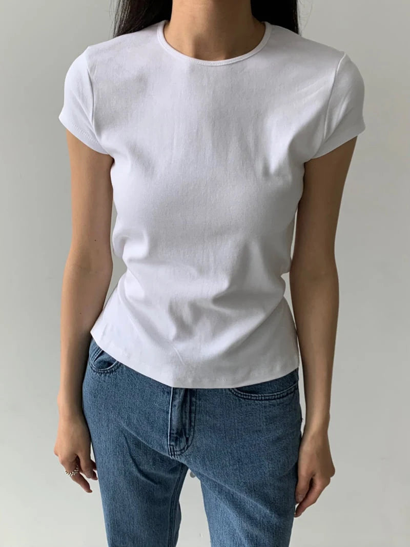 Back Open Strap Tee