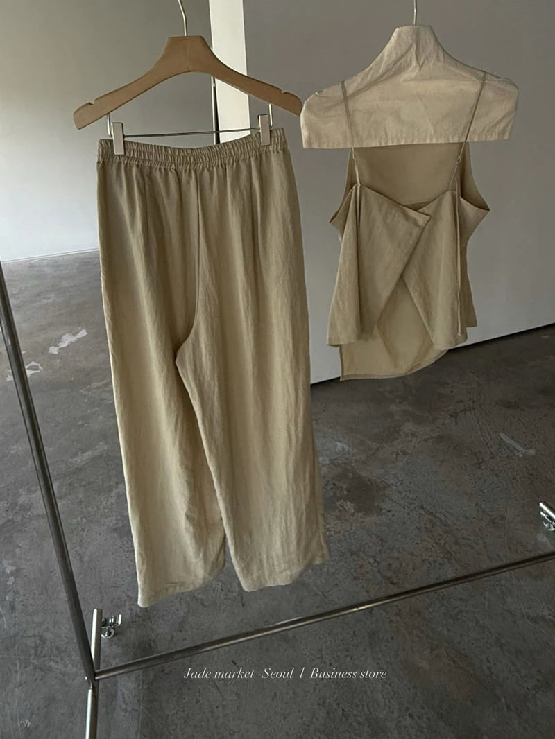 Enren Pants, Comfortable Relaxed Fit Women's Summer Fashion Bottoms