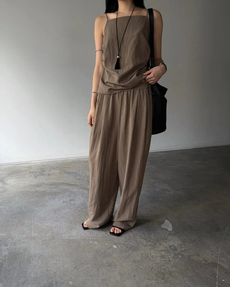 Enren Pants, Comfortable Relaxed Fit Women's Summer Fashion Bottoms