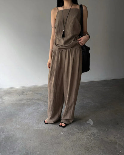 Enren Pants, Comfortable Relaxed Fit Women's Summer Fashion Bottoms