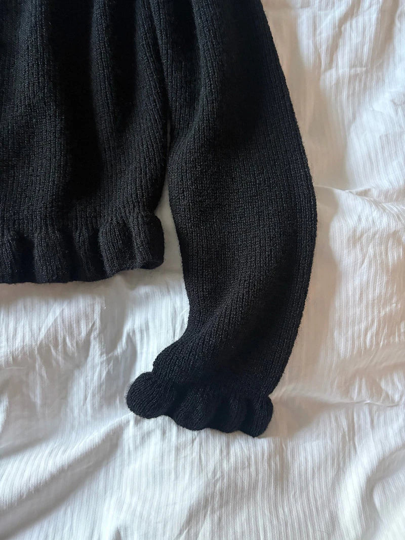 Ruffle Cardigan