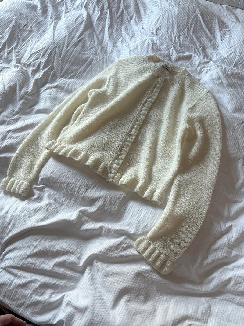 Ruffle Cardigan