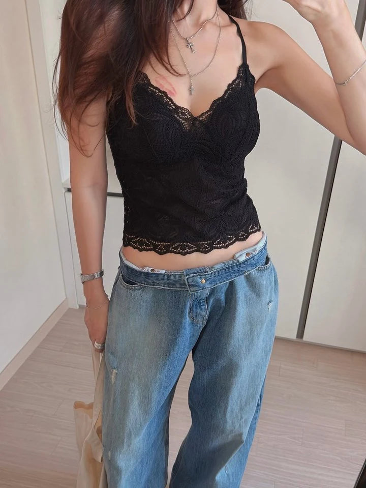 Havana Lace Sleeveless Top