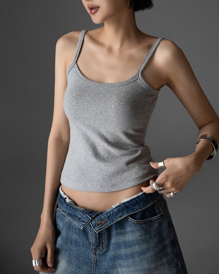 Essential Soft Sleeveless Top Comfortable Cotton Summer Fashion Apparel