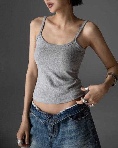 Essential Soft Sleeveless Top Comfortable Cotton Summer Fashion Apparel