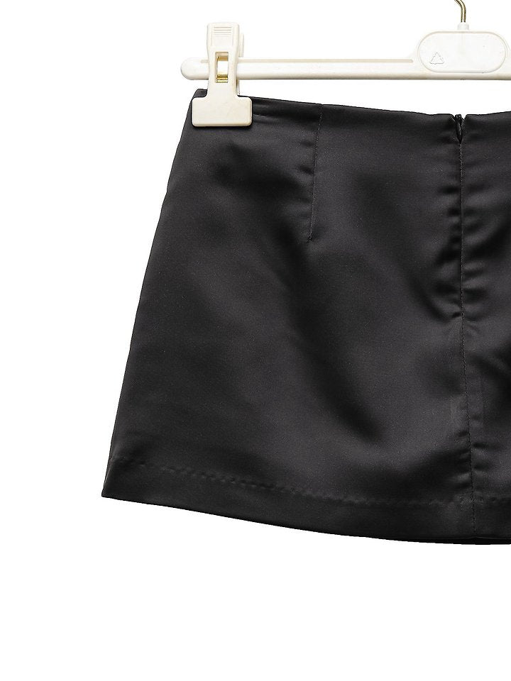 Satin Micro Skort