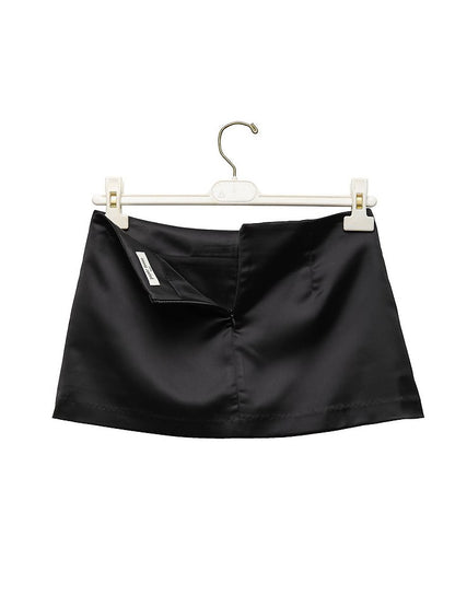 Satin Micro Skort