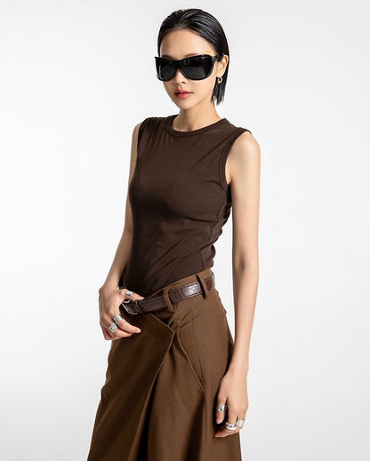 Classic Slim Sleeveless Top