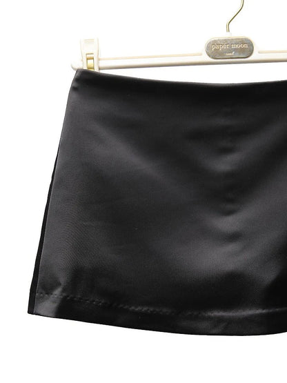 Satin Micro Skort