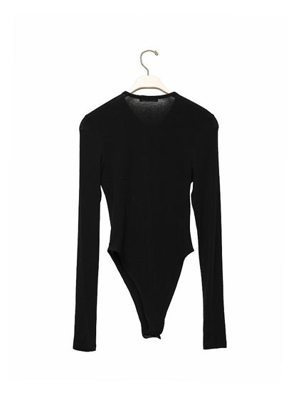 Ring Snap Button Detail Bodysuit