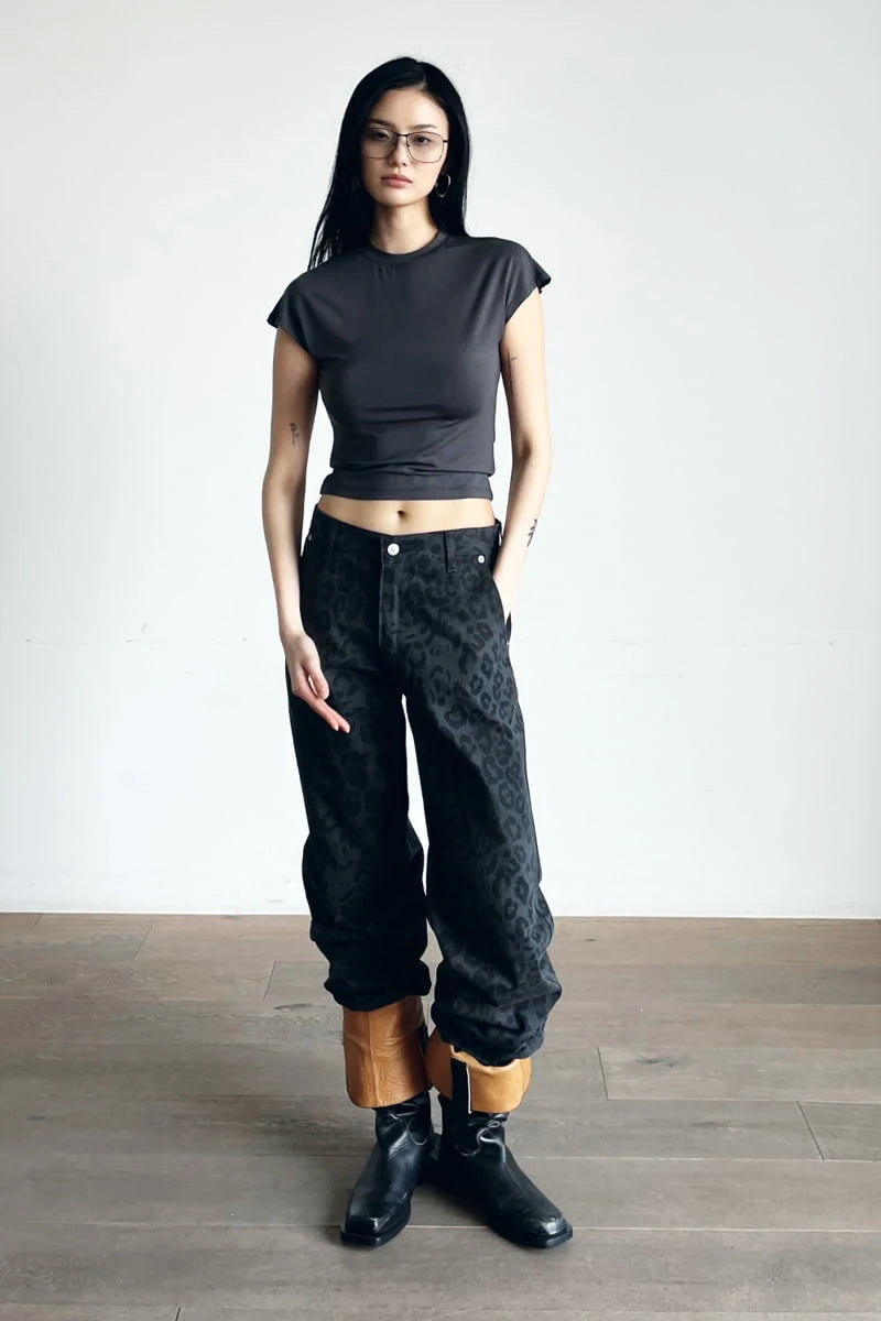 Jaguar Print Pants