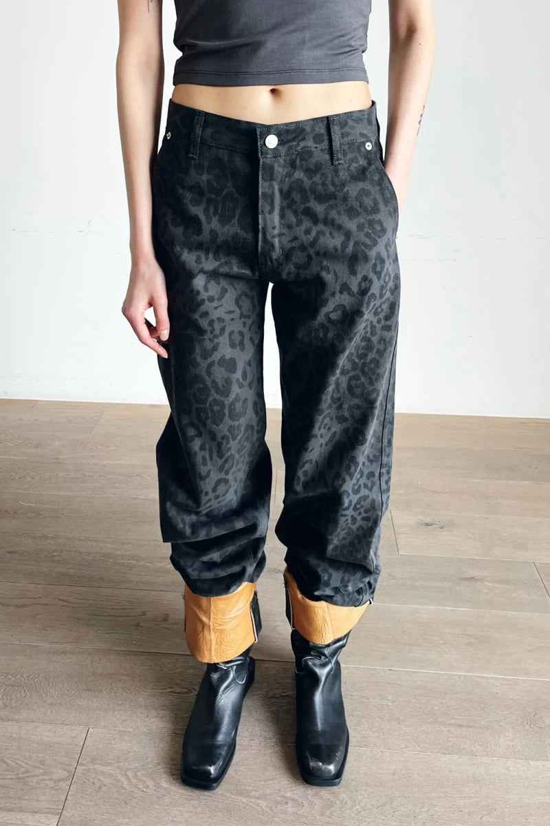 Jaguar Print Pants