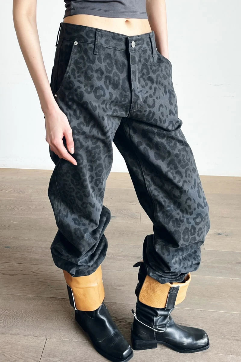 Jaguar Print Pants