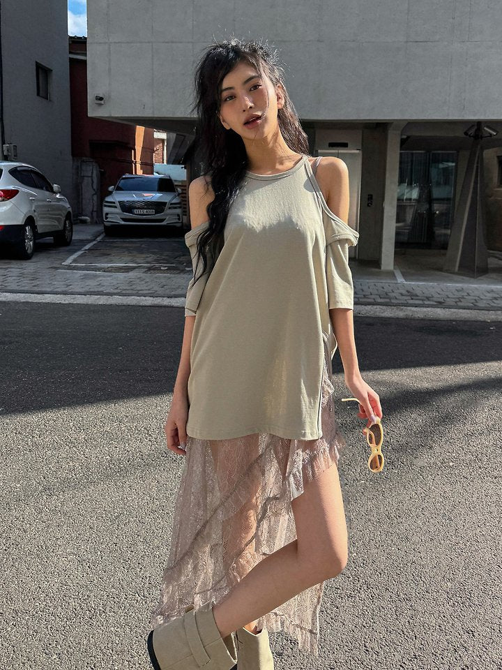 City Slit Boxy Tee