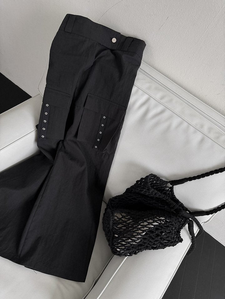 Cargo Slit Long Skirt