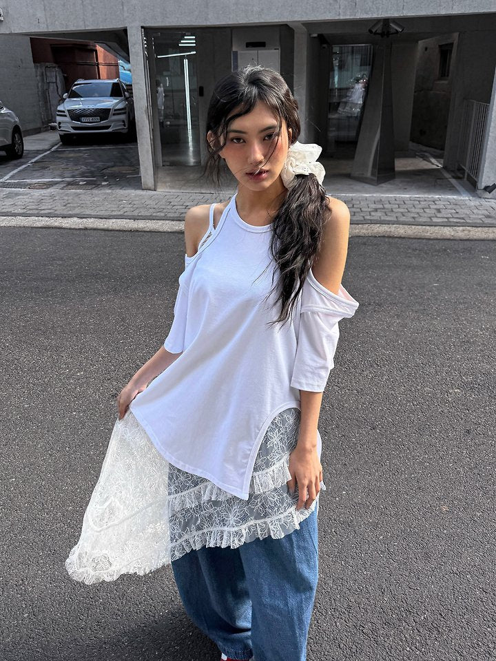 City Slit Boxy Tee